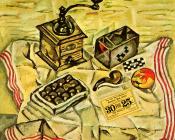 琼 米罗 : Still-Life with Coffee Mill